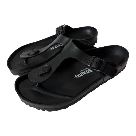 Birkenstock Eva black rubber sandals women’s size US 7 EU 38 - Picture 1 of 8